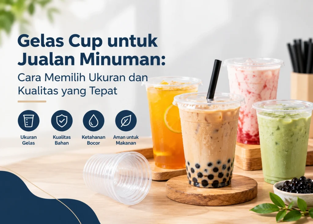 Gelas Cup untuk Jualan Minuman, Cara Memilih Ukuran dan Kualitas yang Tepat