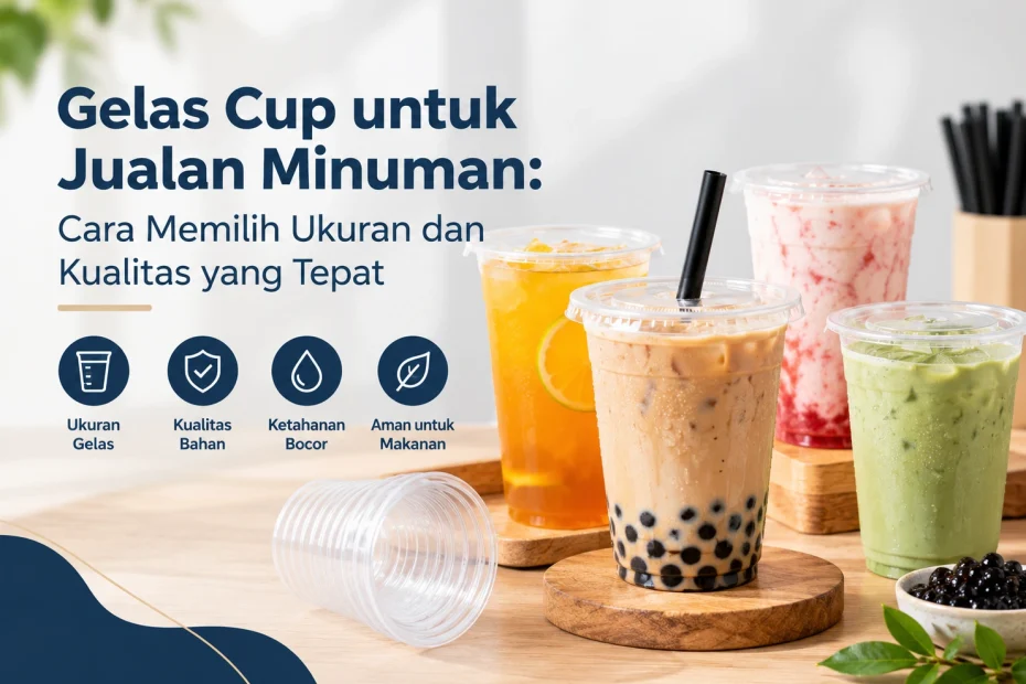 Gelas Cup untuk Jualan Minuman, Cara Memilih Ukuran dan Kualitas yang Tepat