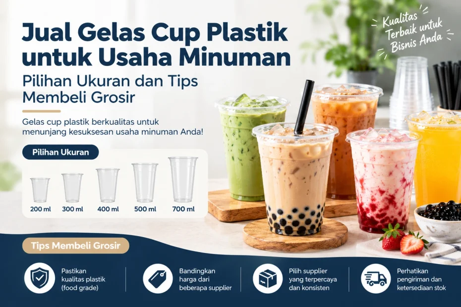 Panduan Grosir Gelas Cup Plastik