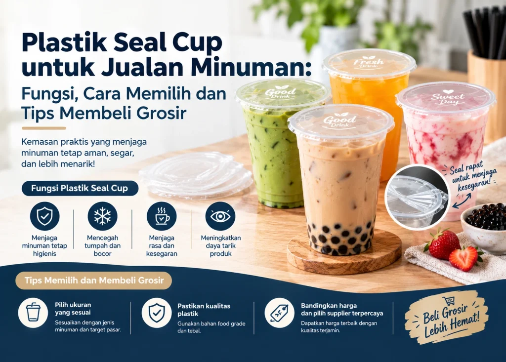 Plastik Seal Cup untuk Jualan Minuman