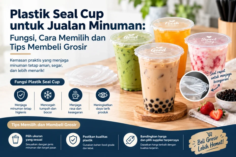 Plastik Seal Cup untuk Jualan Minuman